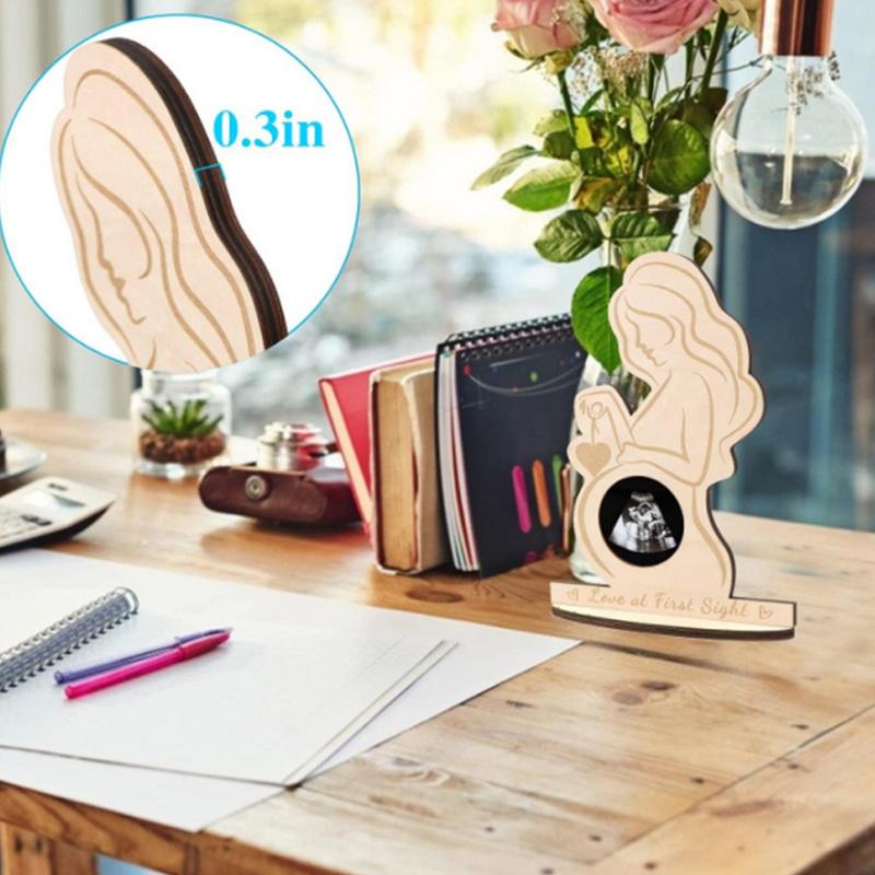 Babies Picture Pregnant Mum Bump Ultrasound Frame Pregnancy Announcement Sonogram Photo Frames Gender H260306