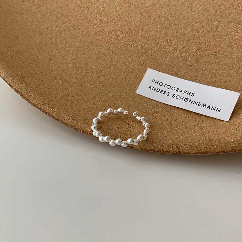 925 Sterling Silver Ring For Women Jewelry Narrow Finger Open Vintage Handmade Ring Allergy For Party Birthday Gift XJ250707