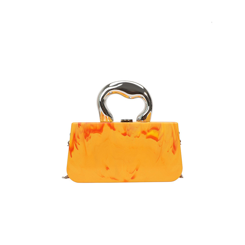 Candy colored acrylic trend bag women s new personalized glossy shoulder crossbody bag designer bag women trend s evening dress bag