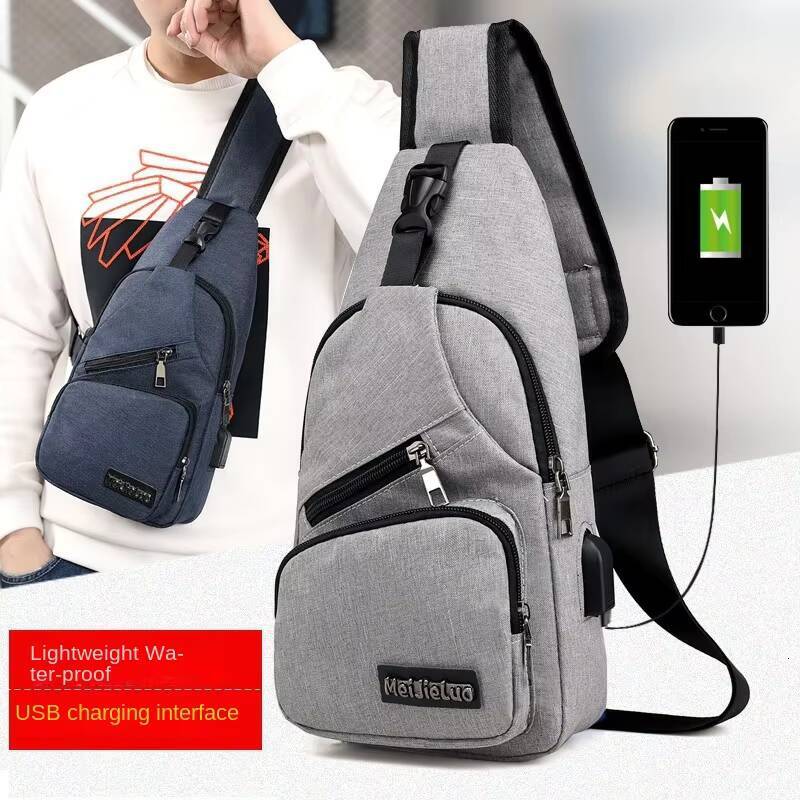 Fashion Casual Crossbody Small Mens Shoulder Men Diagonal Backpack Messenger Phone Bag Boy Fanny Chest Pack New ddmynov