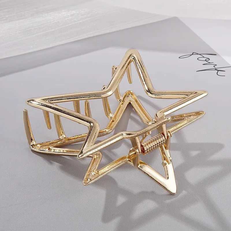 Hollow Star Hair Claws Sweet Cool Charm Trend Hair Clips for Women Girls Y2k Hair Accessories Stylish Hairpins for Gifts Y250707