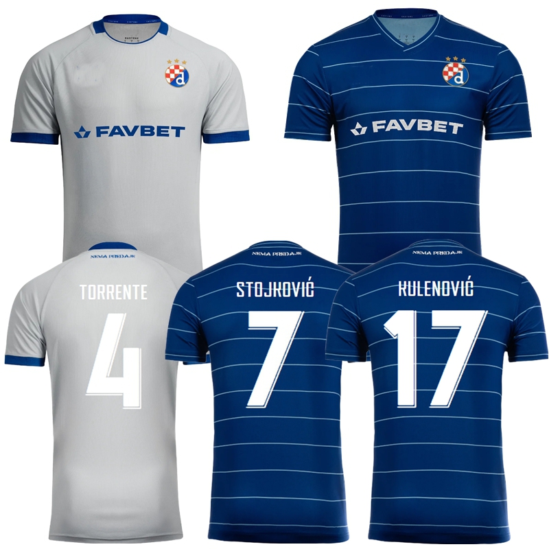 2025 2026 Dinamo Soccer Jersey Zagreb Galesic Kulenovic Stojkovic Vidovic Ljubicic Torrente Villar Pavic Kacavenda P.Gabriel 25 26 Football shirts