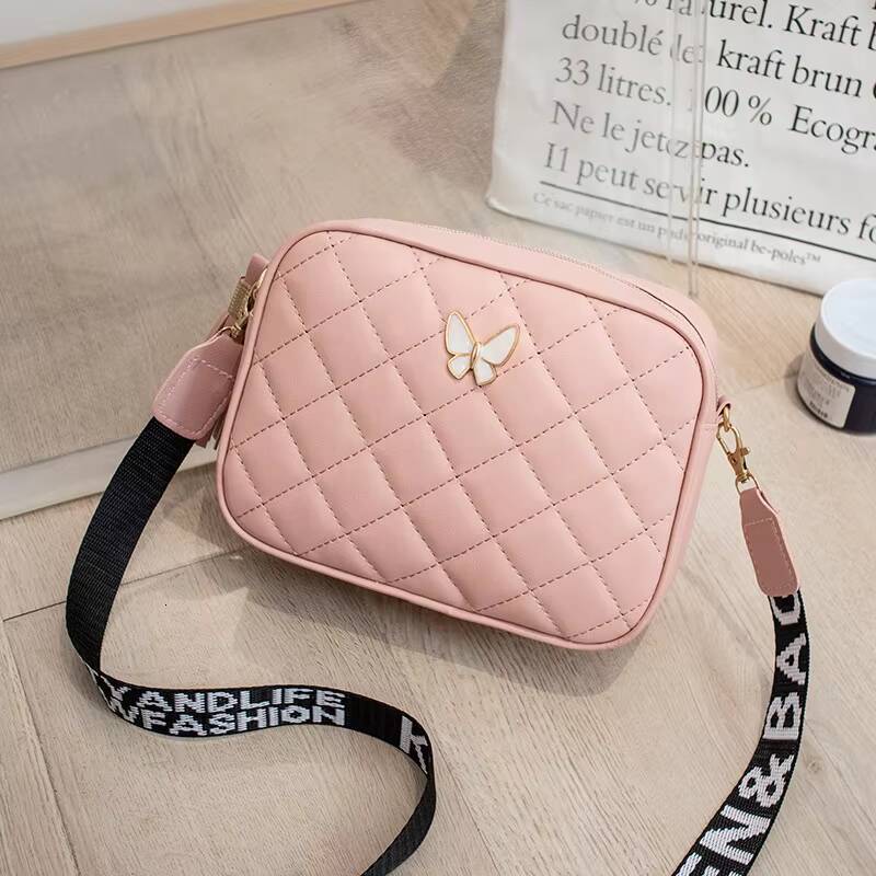 Yogodlns Butterfly Diamond Square for Women Leather Shoulder Crossbody Bags Casual Messenger Bag Phone Purse Dailu Clutch ddmynov