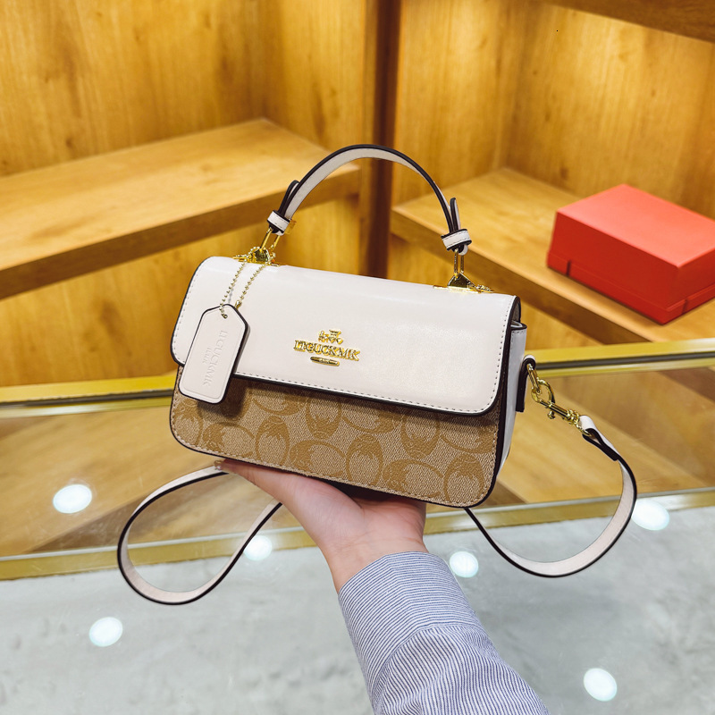 Designer High-End Feel for Women 2025 New Printed Handbag Versatile Fashion Elegant Shoulder Crossbody Light Luxury Women's Bag