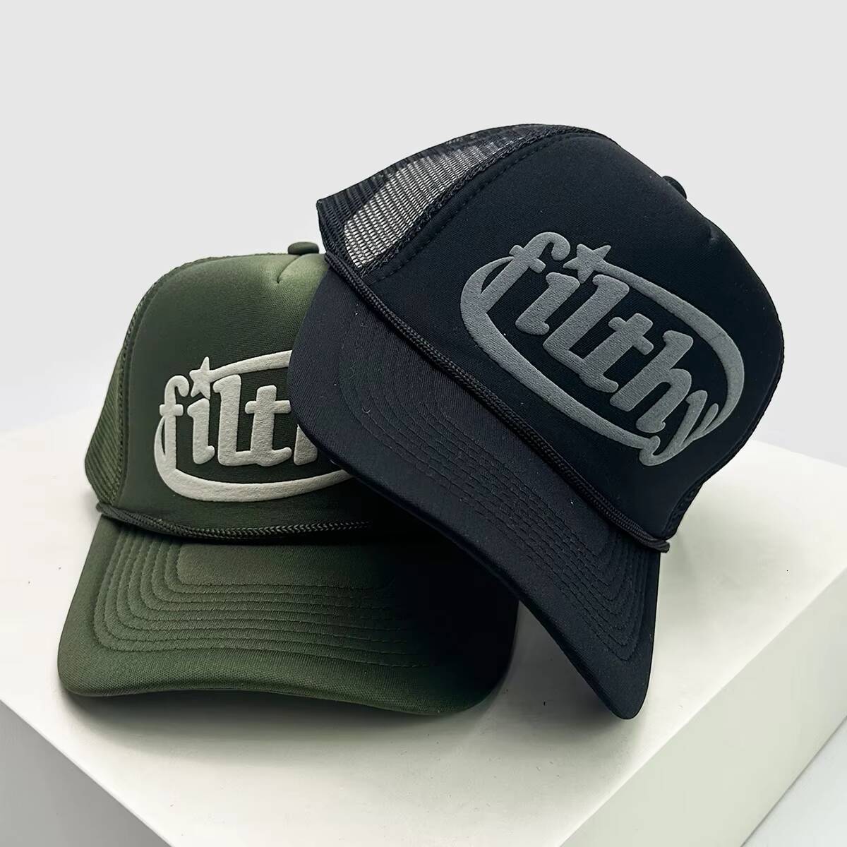 New Unisex filthy Letters Baseball Hats Sunshade Color Block Breathable Personal Trucker Caps Versatile Mesh Fashion ddmythur