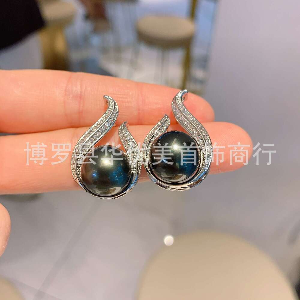 Tiktok Earth Creek Mother-Of-Pearl Necklace And Earrings Jewelry Set For Wedding Evening Party Accessories 0F2