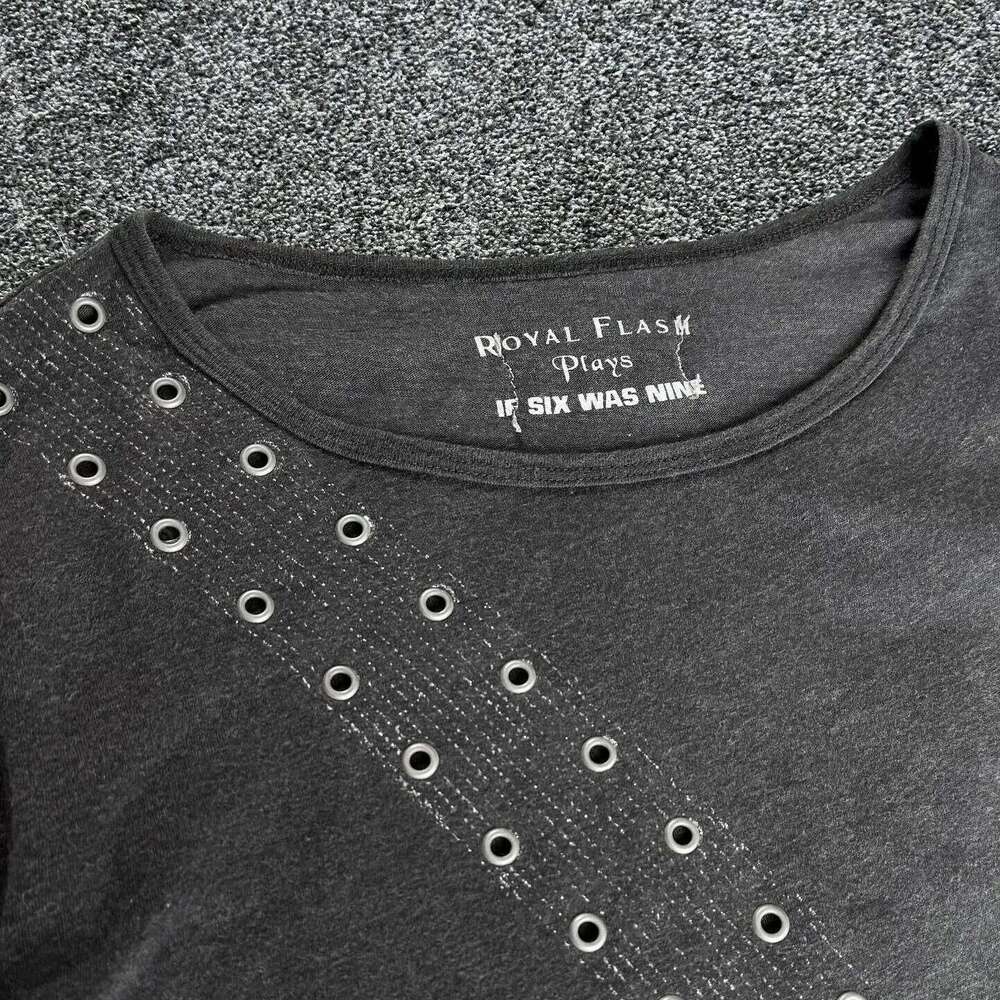 Y2K Haruku Classic Aesthetic Pattern Printing Loose Long-Sleeved Casual Couple Kawaii Retro Trend Cotton T-shirt Street Wear