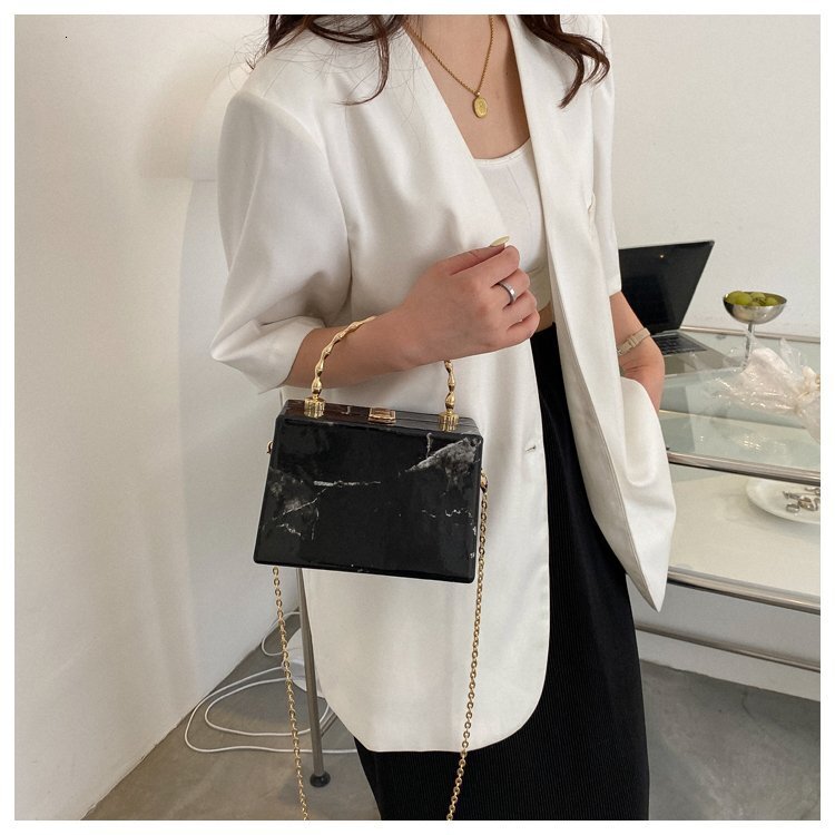 Single shoulder crossbody bag hand held buckle small square trend bag sewn trend luggage designer bag women s armpit bag handbag