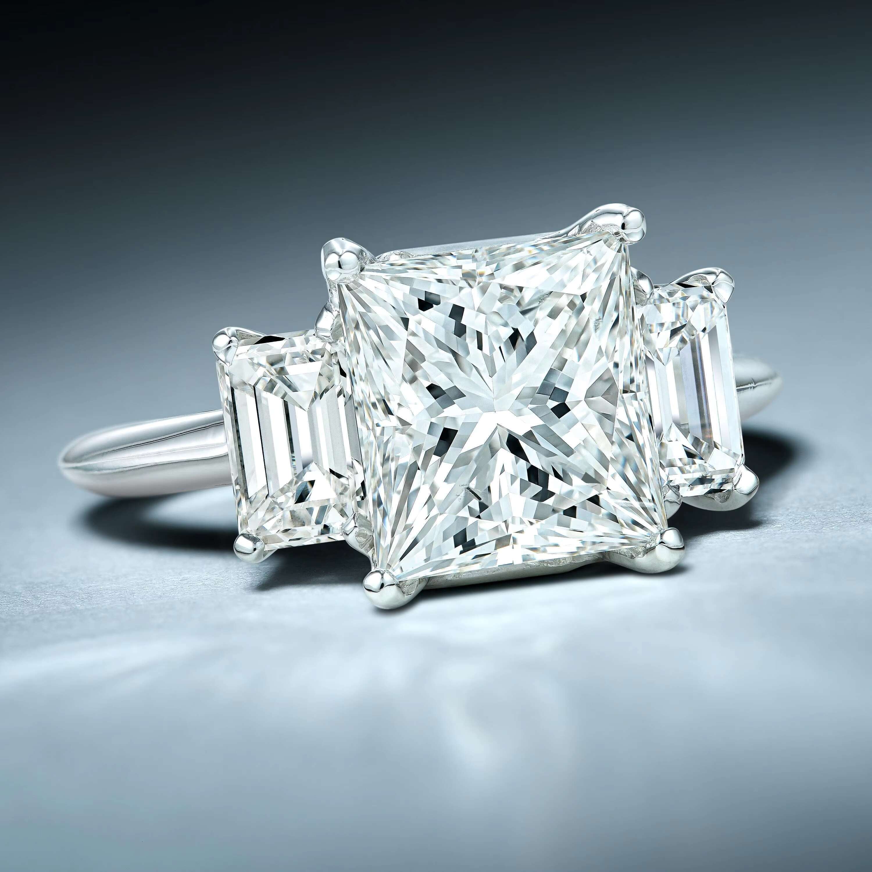 VOAINO Lab Created Diamond 1ct 2ct 3ct 4ct 5ct VVS VS square Shape Princess Cut CVD Lab Grown Loose Diamond