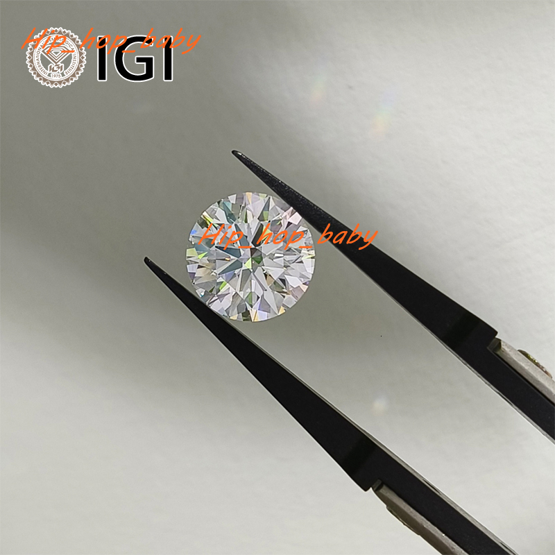 CVD 1-1.5ct Round Cut IGI Certified Wholesale Lab Created Diamond VVS2 CVD Lab Grown Diamond for Jewelry