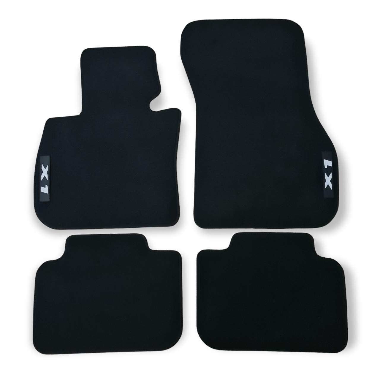 Car Floor Mats For BMW X1 F48 MX1 Velour Waterproof Black Carpet Auto Liners New