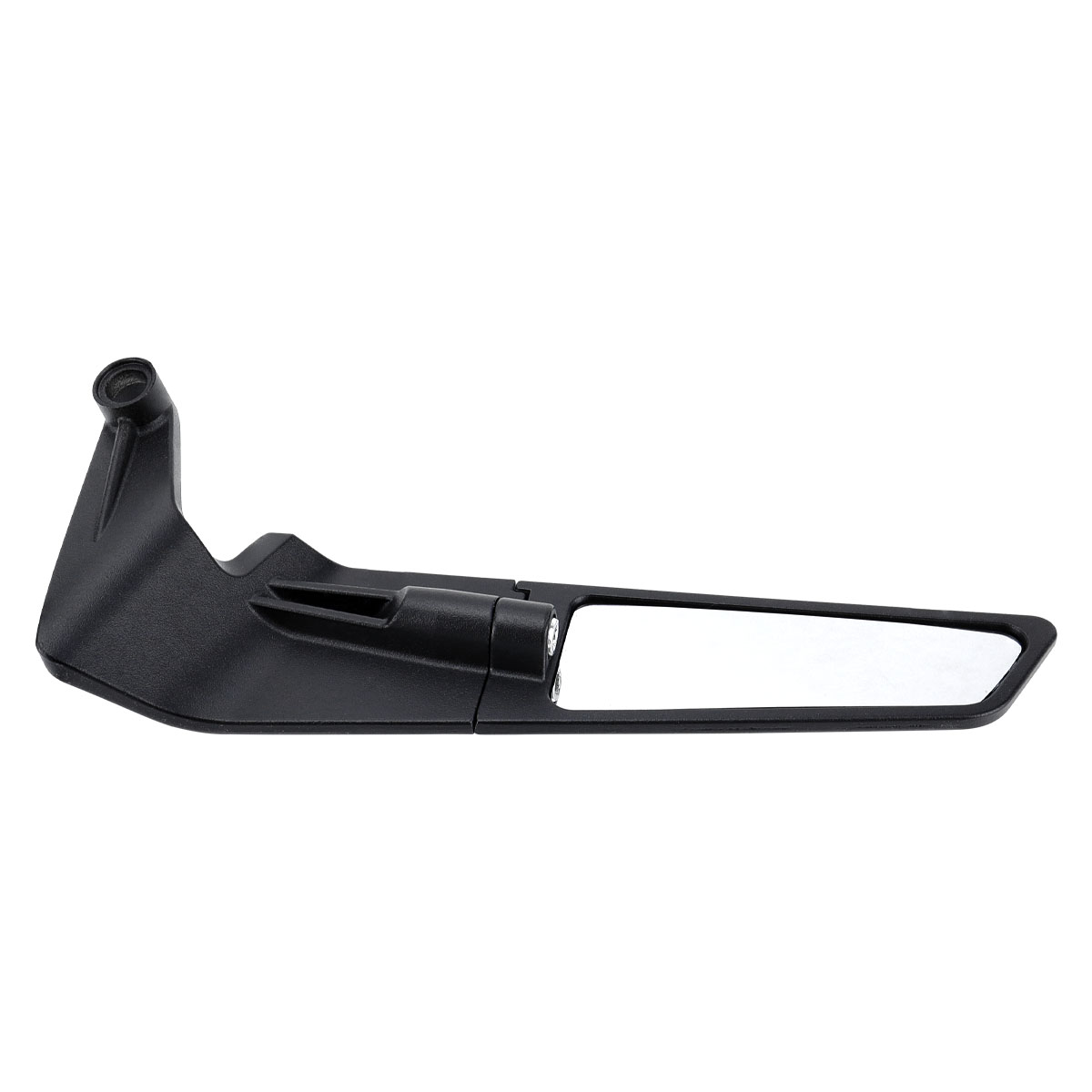 Universal Fixed-Wing Spoiler Side Mirrors for Motorcycles - Adjustable Rear View Visibility Enhancement