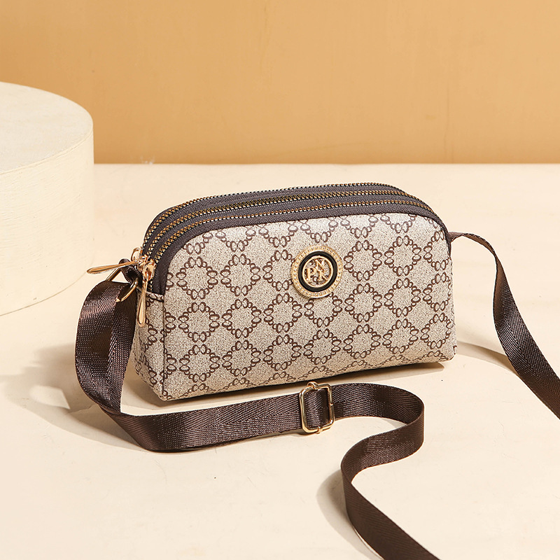 Designer Wallet New Niche Fashion Versatile Crossbody Phone Elegant Mommy Coin Purse Bags Light Luxury Women's Bag