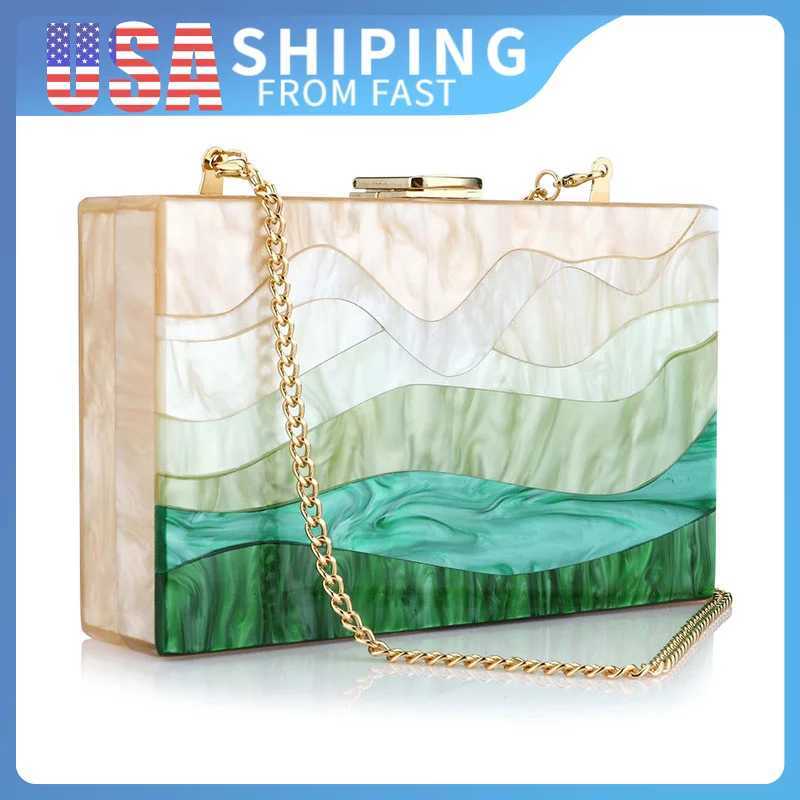 Free shipping Trendy Bags Women Handbags Beige Striped Acrylic Luxury Party Evening Bag Woman Casual Cute Box Clutch