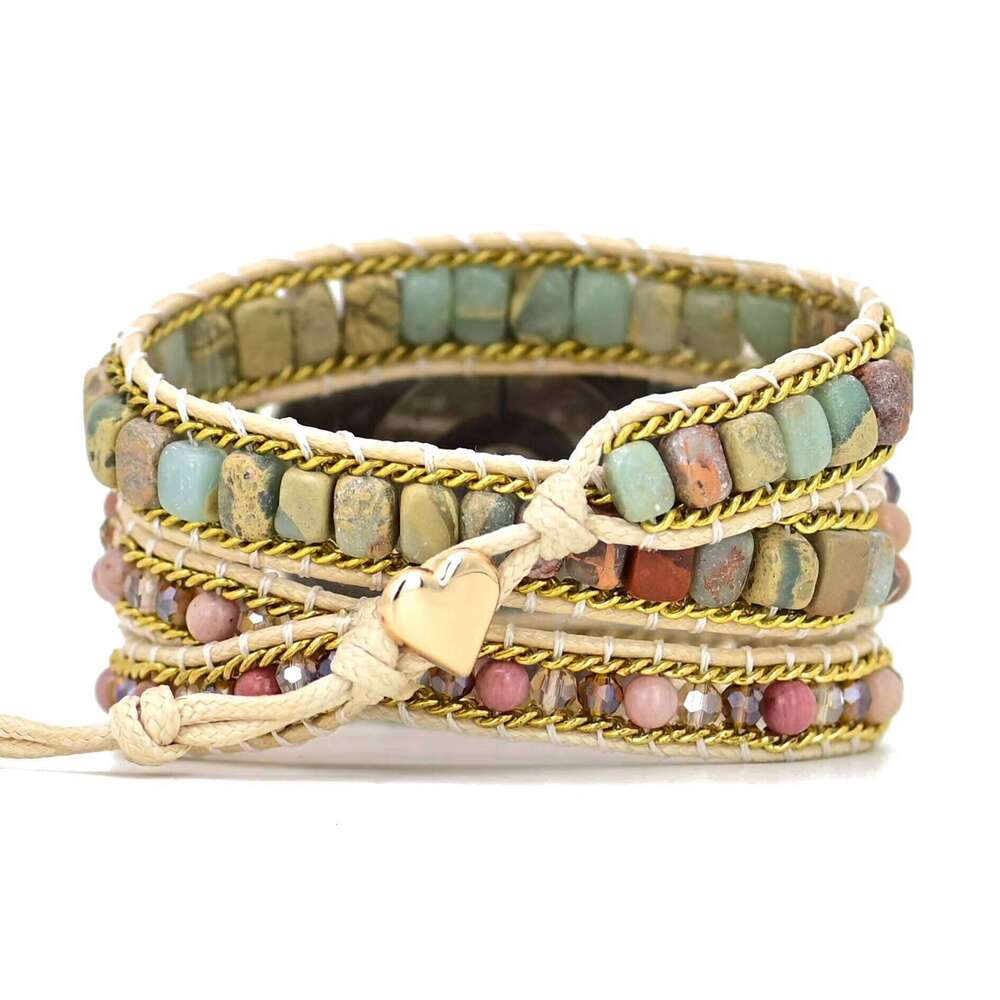 Natural Stone Compatible with Samsung 4 46mm/Huawei Watch GT2 Replacement Bracelet, Suitable for 20mm 22mm Strap