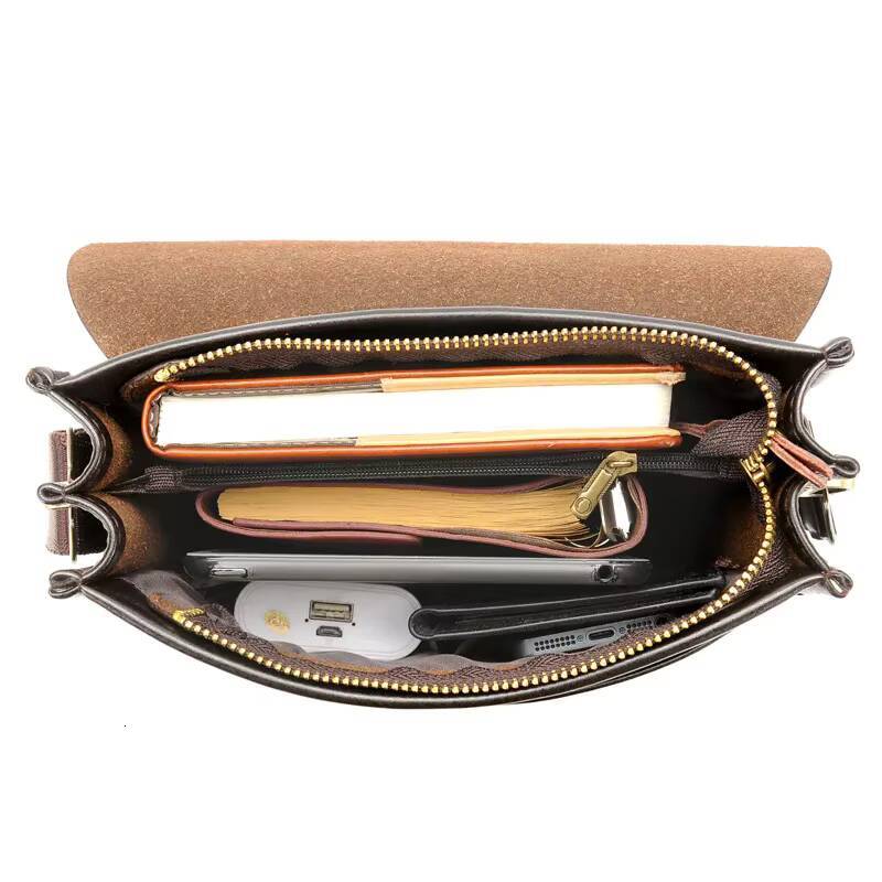 Luxury Kangaroo Brand Leather Messenger Man Handbag Chest Crossbody For Men Business Small Shoulder Summer Male Bag ddmynov