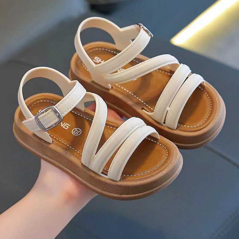 30% OFF Trendy Cute Solid Color Open Toe Sandals for Girls Breathable Lightweight Sandals for All Seasons R250707