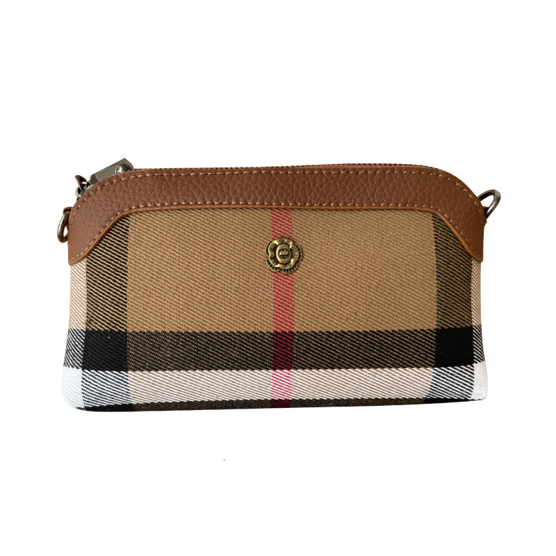 Free shipping designer Hot-selling New Plaid Clutch Bag for Women High Appearance Shoulder Bag Crossbody Bag Large Capacity Phone Bag Light Luxury Sma