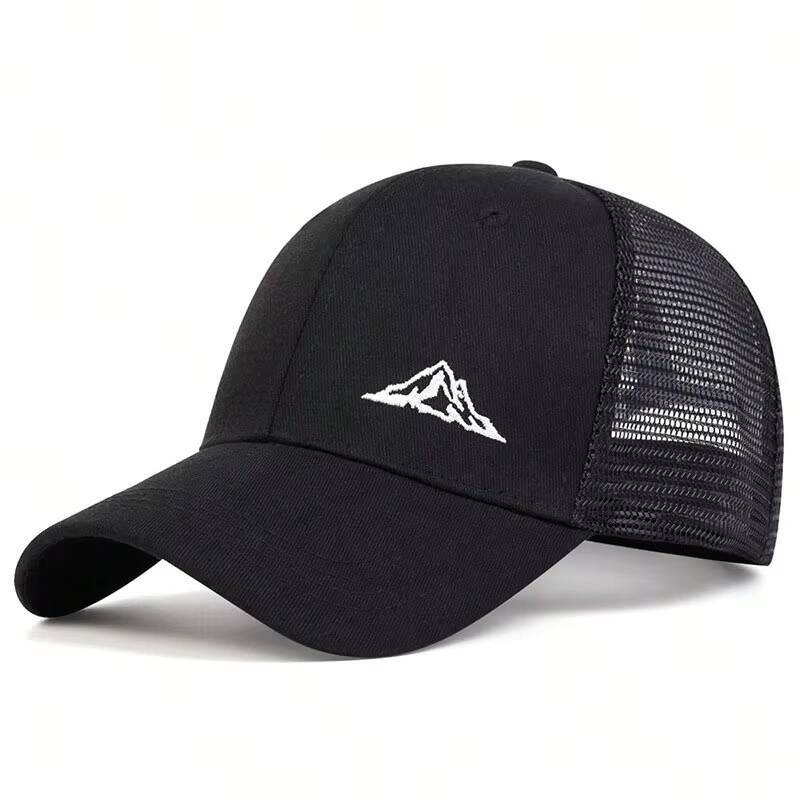 Unisex Mountain Range Embroidery Baseball Net Caps Spring and Summer Outdoor Adjustable Casual Hats Sunscreen Hat ddmythur