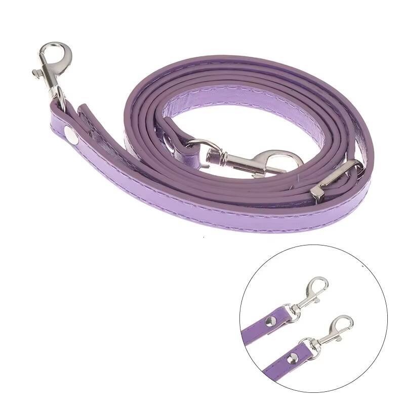 120cm PU Leather Shoulder Handles DIY Replacement Purse Handle Silver Buckle for Handbag Belts Strap Bag ddmynov