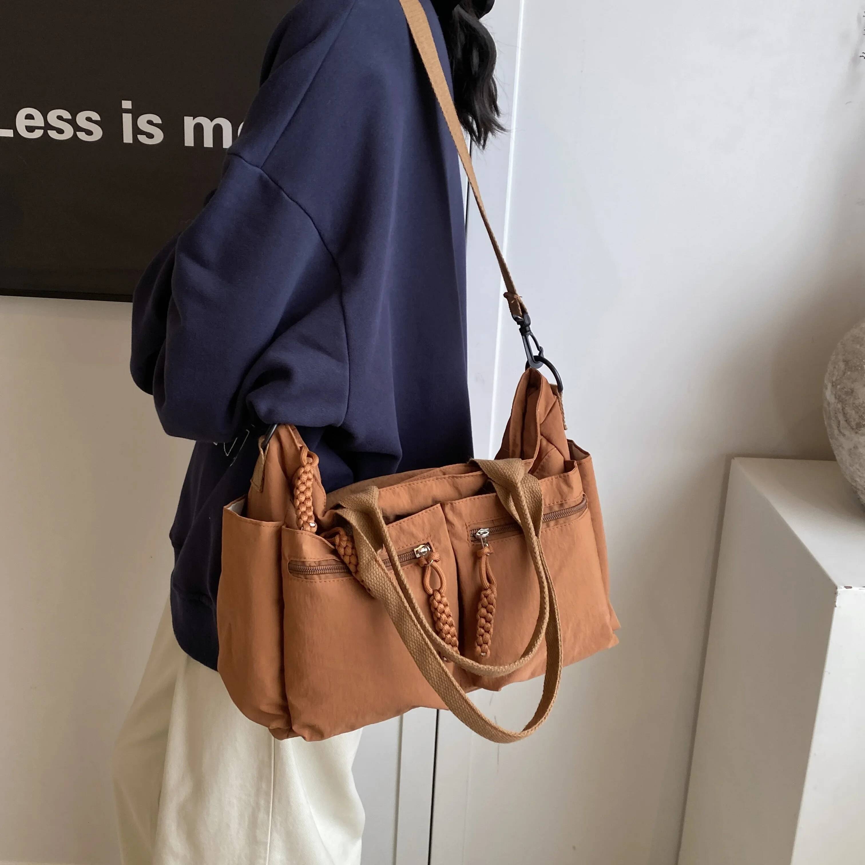 Street Casual For Men Large Capacity Messenger High Quality Oxford School Unisex Leisure Shoulder Bag Travel Handbag high-quality