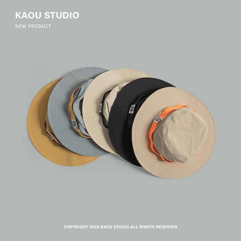 Outdoor Hiking Sun Hats for Women and Men Spring and Summer Big Brim Sun Protection Fashion Versatile Travel Bucket Hat Y250707