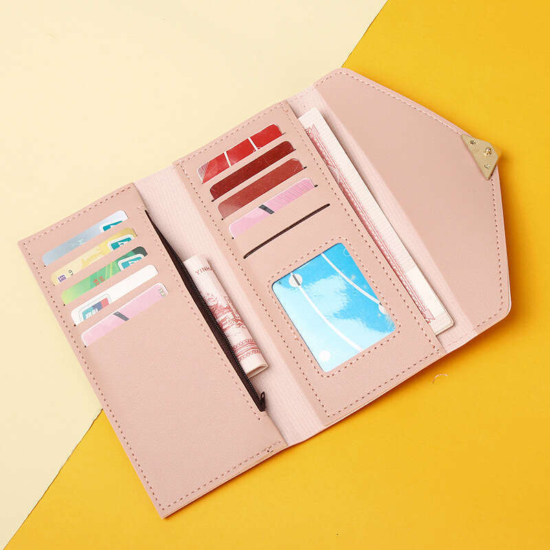 Hot Selling New Women's Long 70% off Coin Purse Korean and Japanese Cute Female Student Card Holder Wallet
