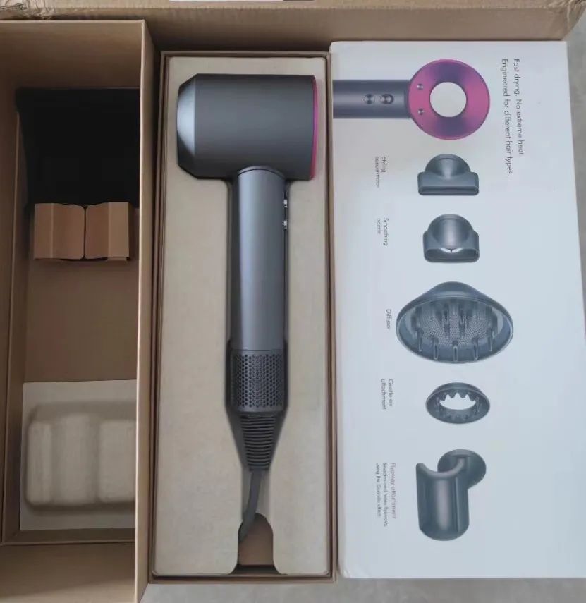 Designer hair dryer anion supersunic leafless high spd hairdrier home hair sn Hair care hair dryer professional sn hairdressing tool L260115