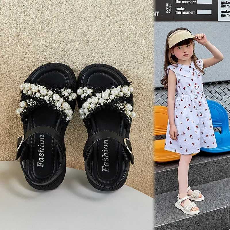 Girls sandals Summer childrens non-slip soft-soled princess beach shoes Fashion sandals for little girls z250708ZIEG