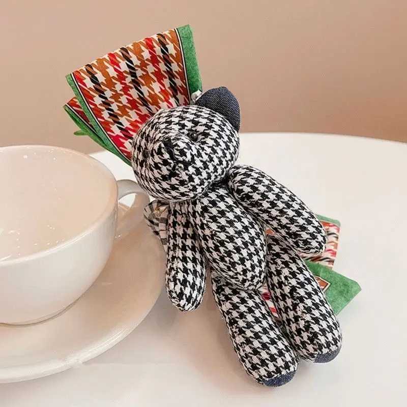 1pc Korean Cute Bear Hairpin Female Autumn/Winter Back of Head Sweet Grip Shark Clip Large Bow Clip Headpiece Z250707