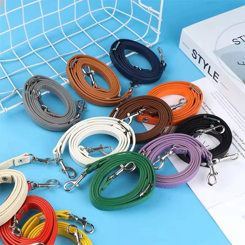 120cm PU Leather Shoulder Handles DIY Replacement Purse Handle Silver Buckle for Handbag Belts Strap Bag ddmynov