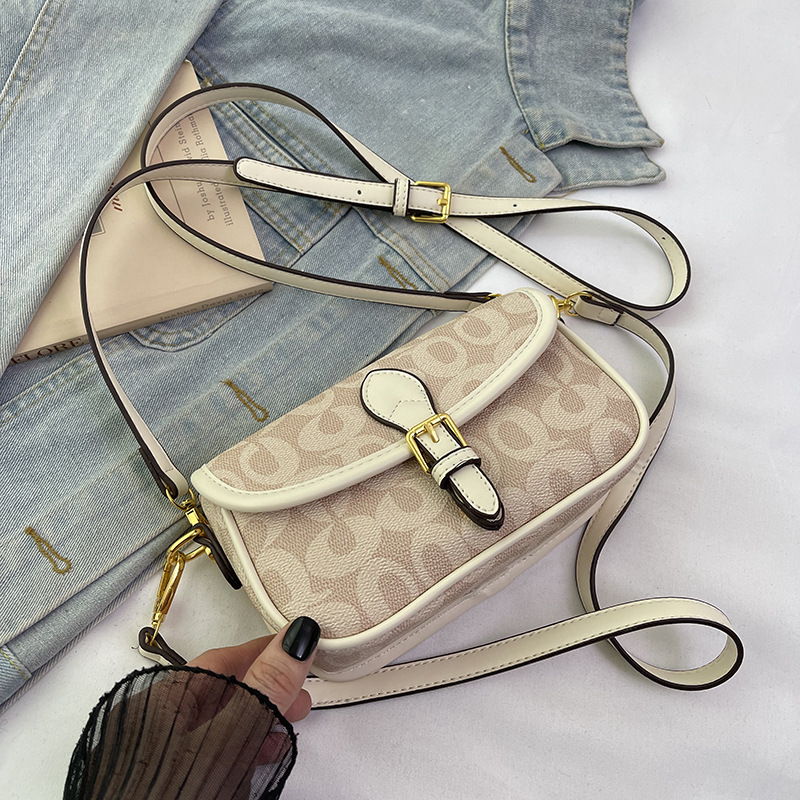 Designer High-End Small for Women 2025 New Printed Baguette Fashionable Textured Shoulder Crossbody Light Luxury Women's Bag