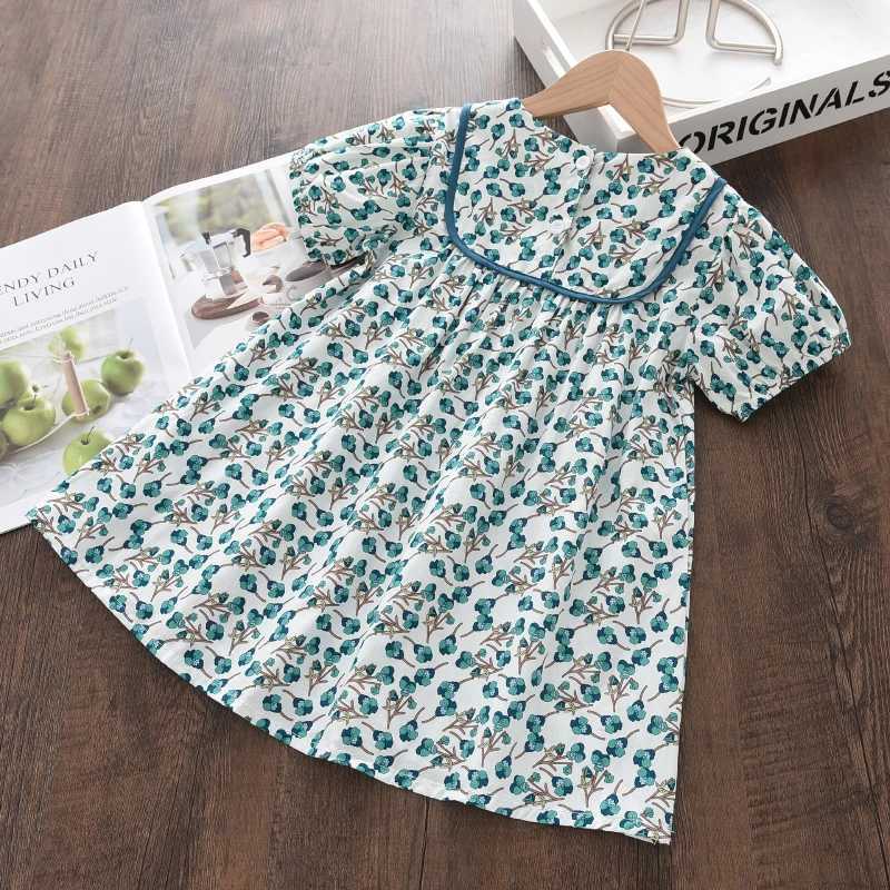 Melario New Summer Girl Clothes Kids Dresses for Girls Cotton Flower Dress Baby Party Wedding Dress Children Girl Princess Dress R250707