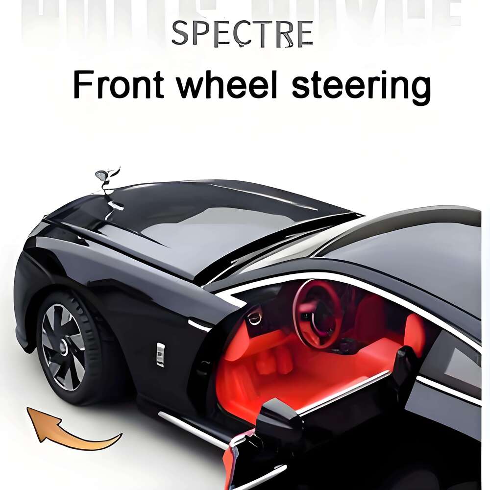 Free shipping Cars 1/24 Alloy Diecast Car Model Rolls Royce Spectre Toy Silation Limousine Pull Back Sound Light Advanced Decorative Toys for Boy
