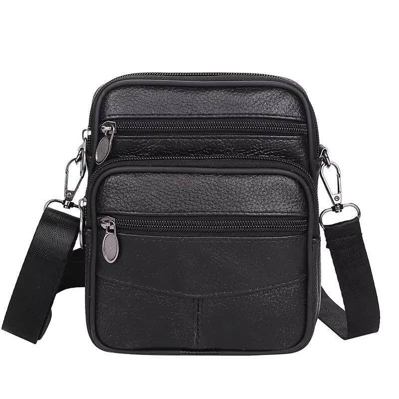 Mens Genuine Crossbody Shoulder High quality Tote Fashion Business Man Messenger Bag Leather Bags fanny pack ddmynov