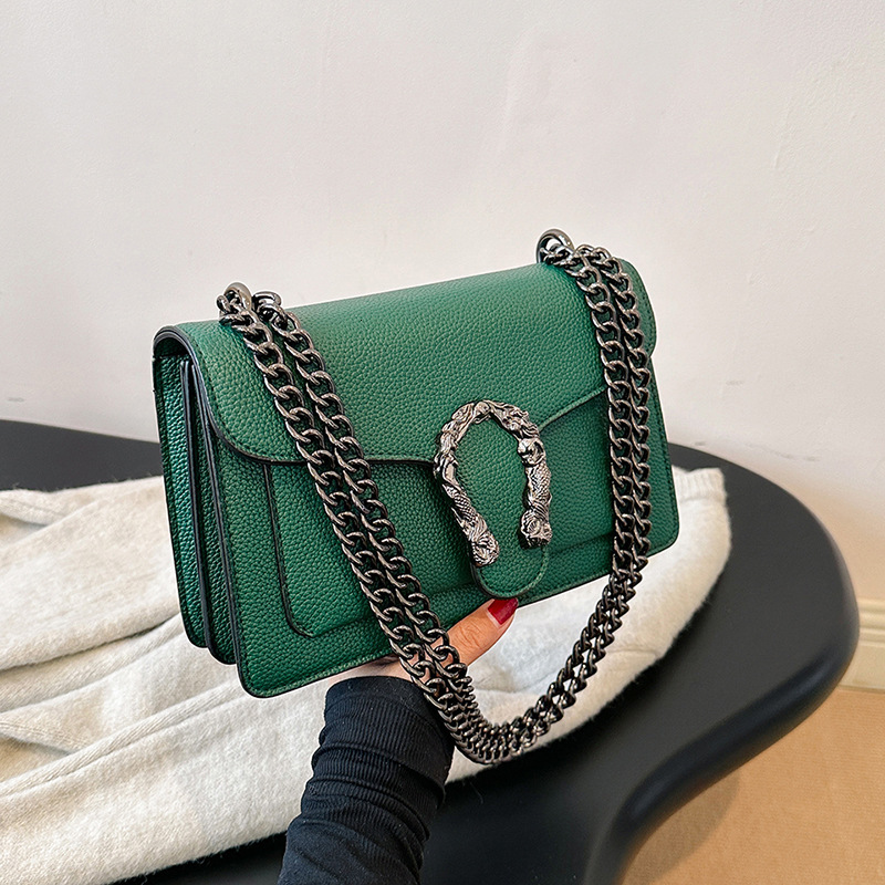 Designer High-End Feel 2025 New Fashion Chain Shoulder Crossbody Small Square Dionysian Light Luxury Women's Bag