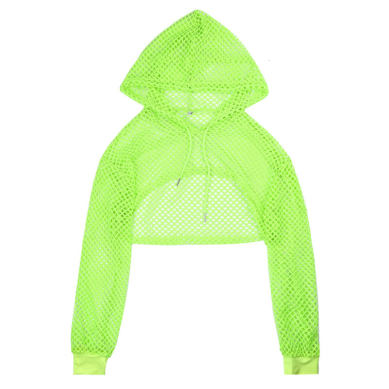 2025 Summer New Women's T Sexy Women's Solid Color Mesh Hollow Simple Hoodie T-shirt Summer New Women's Simple Hoodie New Designer T-sh