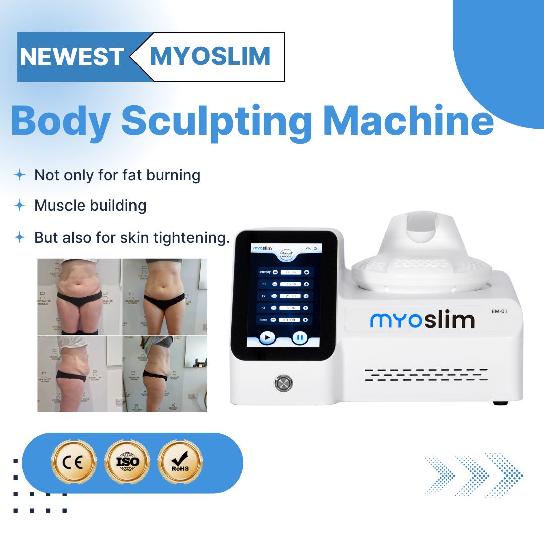 Professional EMS Body Slimming Machine Fat Reduction Body Sculpting Device Muscle Toning Equipment Myoslim For Home Use or Personal Use