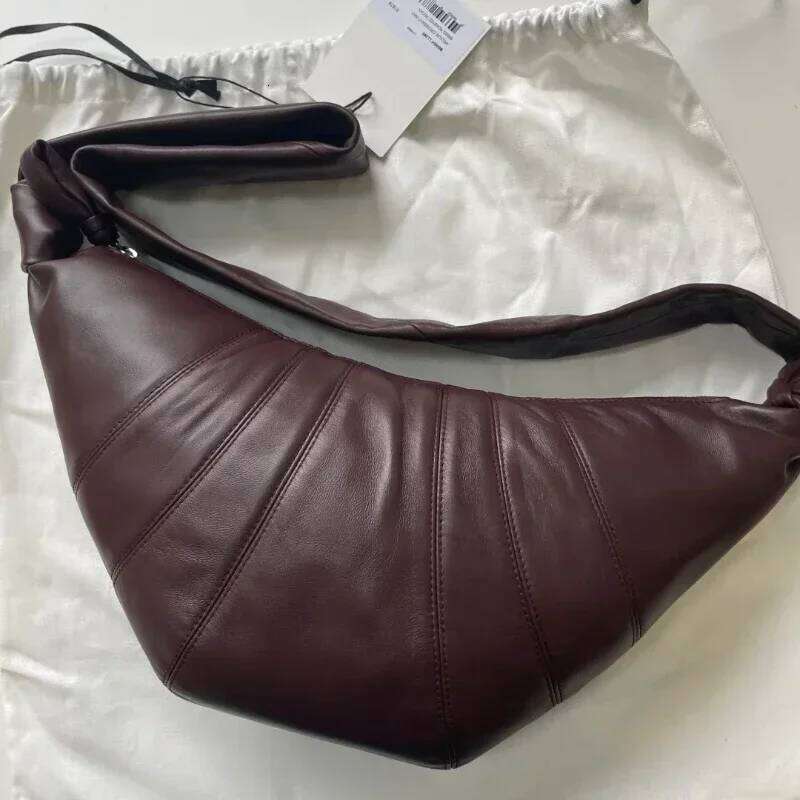 Lamb Croissant Designer Crossbody Shoulder Bag Women's Fashion Multi-Functional Brand 2025 New