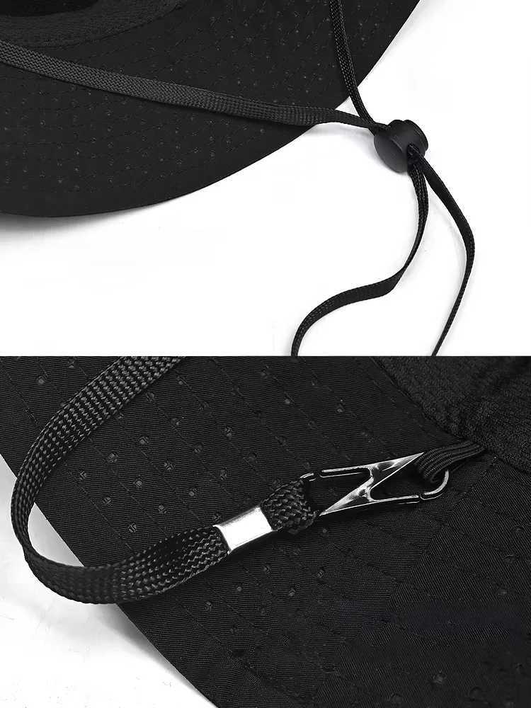 lnlnDtor Big Head Girth Spring and Summer Fisherman Hat Quick Dry UV Protection Basin Hat Breathable Mesh Sun Visor Y250707