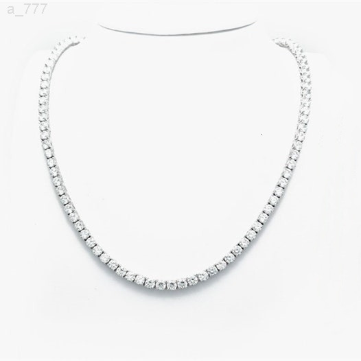 Hot Selling 4mm Tennis Chain 925 Sterling Silver Hip Hop Iced Out Men Women VVS Moissanite Tennis Chain