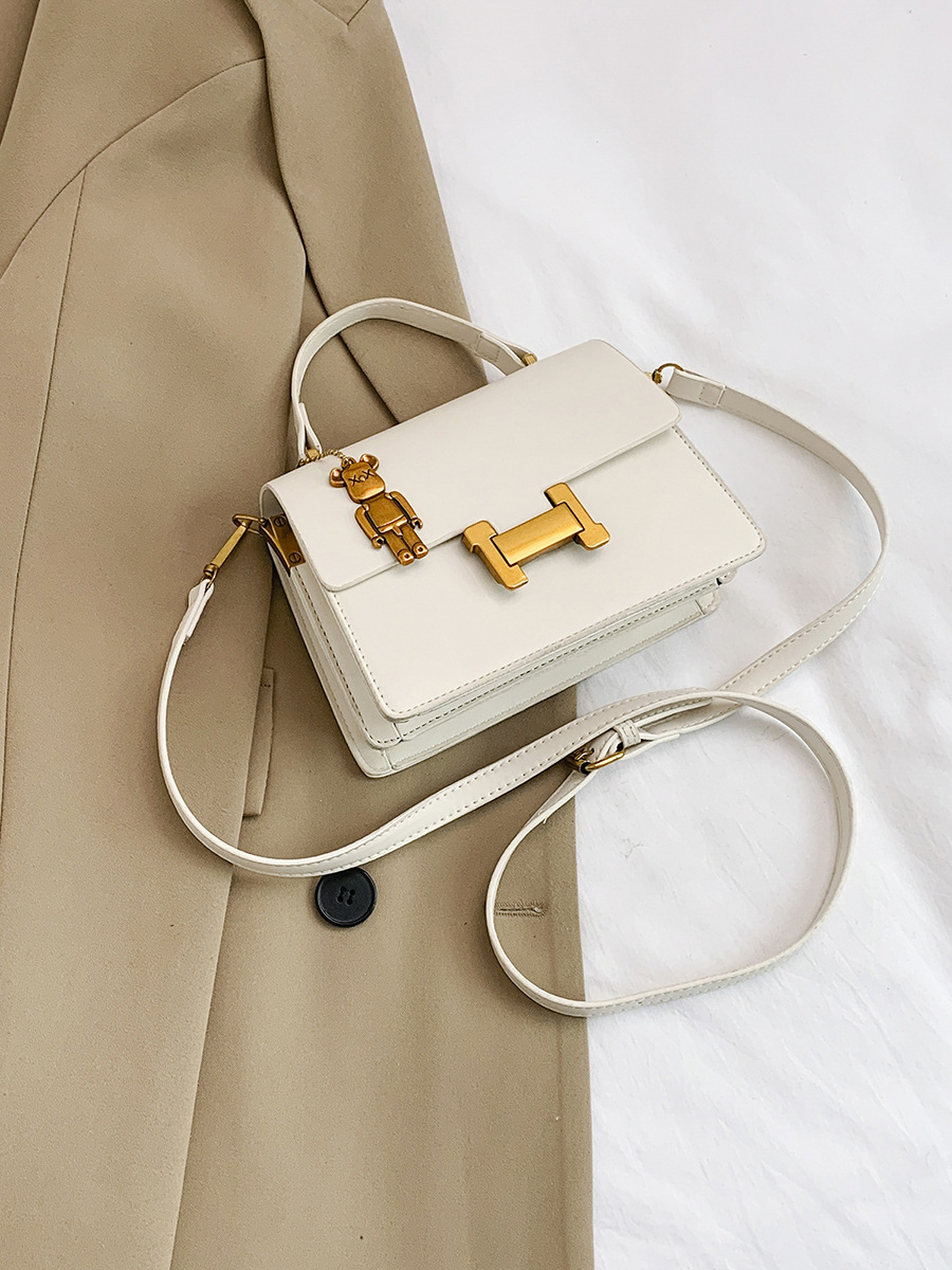 Luxury Designer Women's 2025 Solid Color Square Bag - Korean Fashion Chic Crossbody Shoulder Handheld Purse Premium Free Shipping