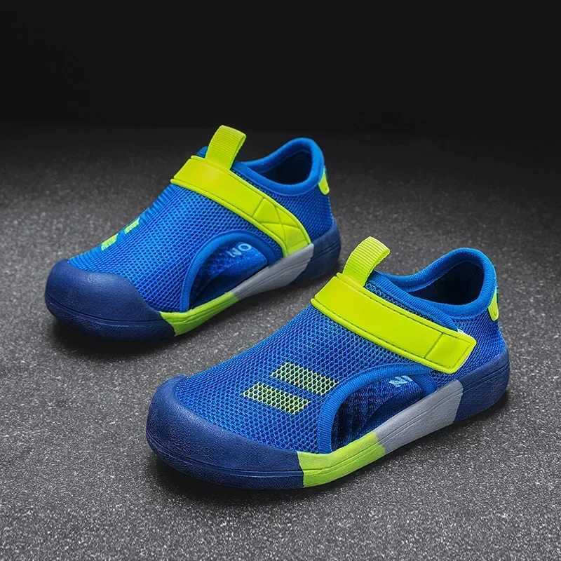 Boys Beach Sandals 2025 New Summer Children Casual Shoes Kids Lightweight Closed Toe Baby Sport Sandals for Girls EU Size 23-36 z250708S8HT