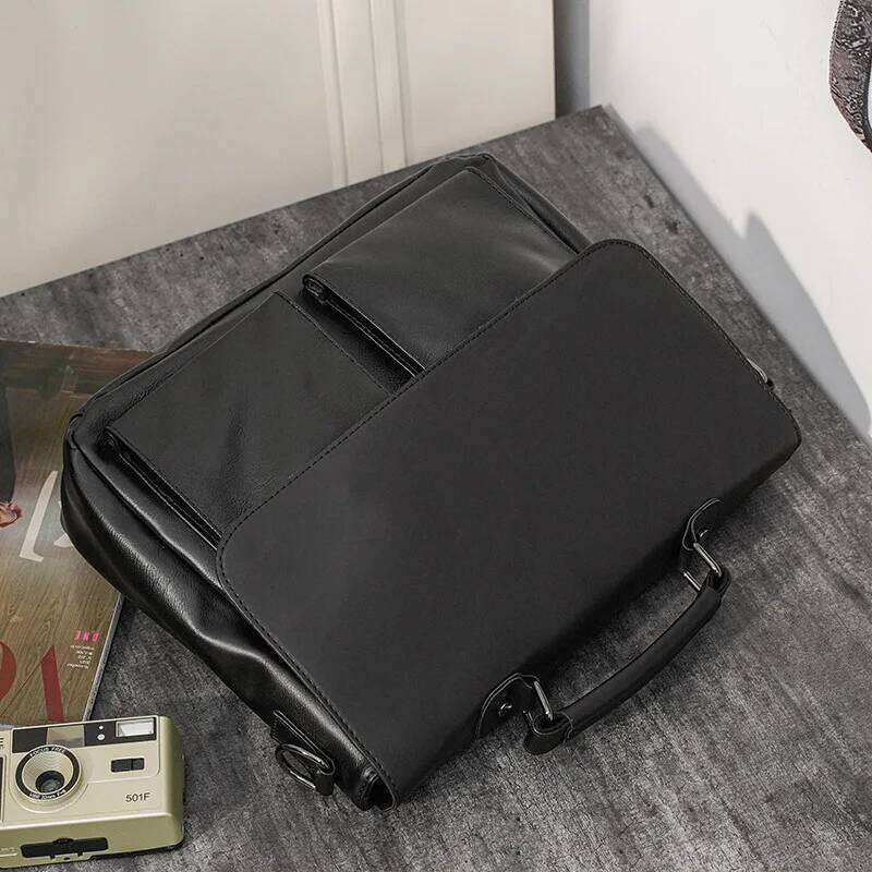 Vintage Men Handbag Fashion Business Briefcase Men's Messenger Bags Large Capacity Laptop Crossody Bag Satchels