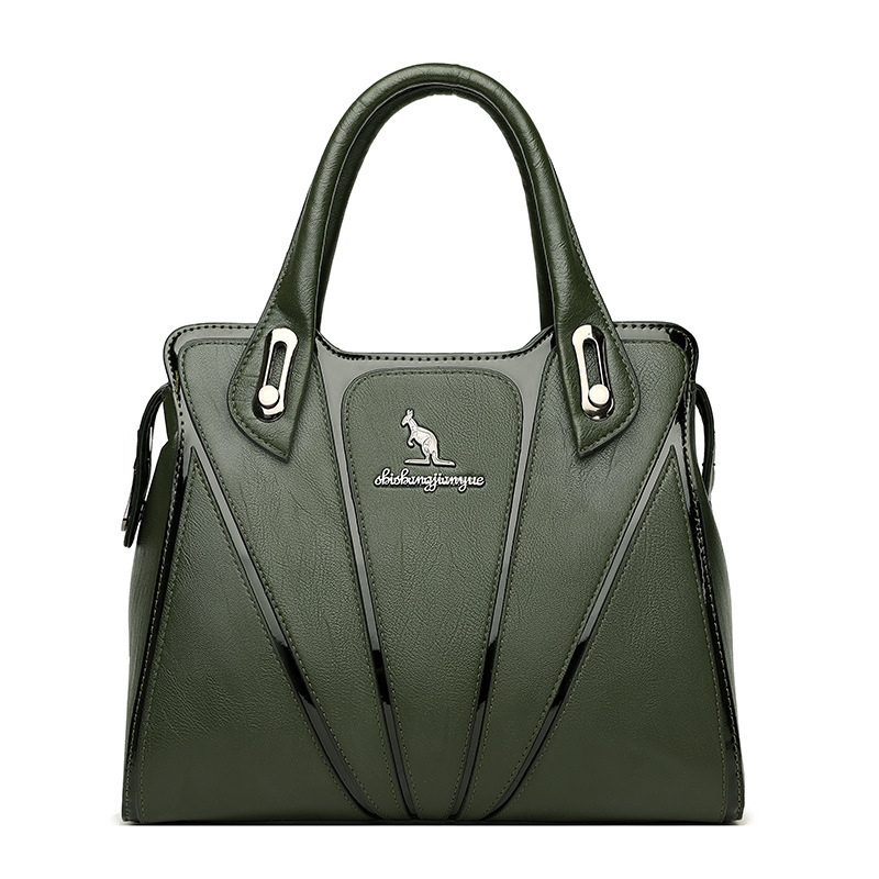 Free Shipping Designer Fashion Kangaroo Women's Bag New Korean High-end PU Women's Shoulder Crossbody Bag Suitable For Middle-aged Mothers