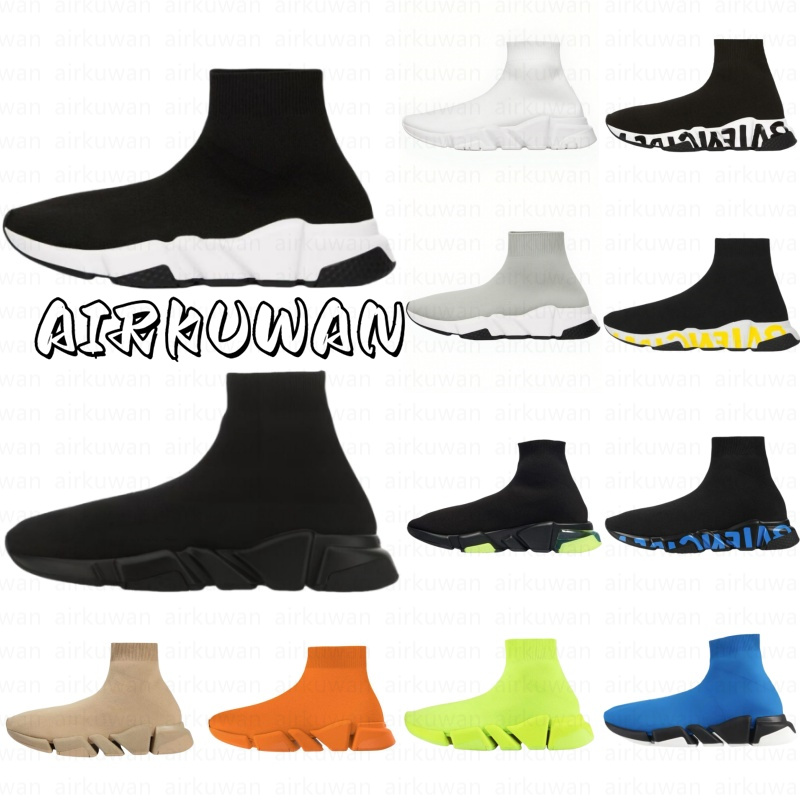 Designer Paris shoes Sock Shoes For Me Women Triple-S black White Red Breathable Sneakers Race Runner Shoes Balencai Speed2.0 shoes Walking Sports Outdoor Size 35-45