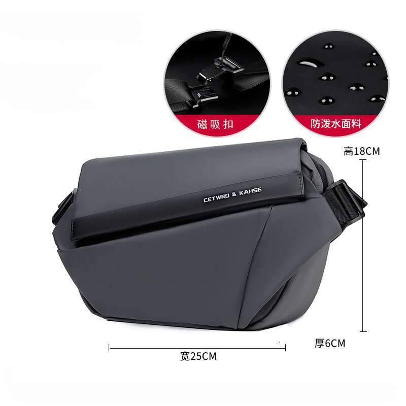 Minimalist Crossbody For Men 2025 Cycling Functional Workwear Trendy Fashion Men's Chest Commuter Versatile Shoulder Bag