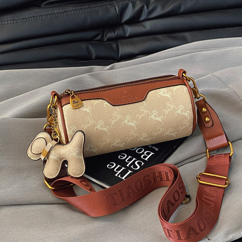 Designer for Women 2025 New High-end Versatile Elegant Printed Small Boston Fashion Shoulder Crossbody Light Luxury Women's Bag