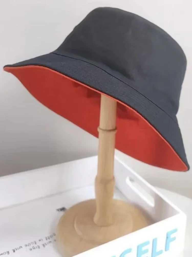 Enlarged Deepening XXL Size 63cm Bucket Hat Women Big Head Double-sided Fisherman Hat Men Large Size Large Tide Hip Hop Sun Hat Y250707