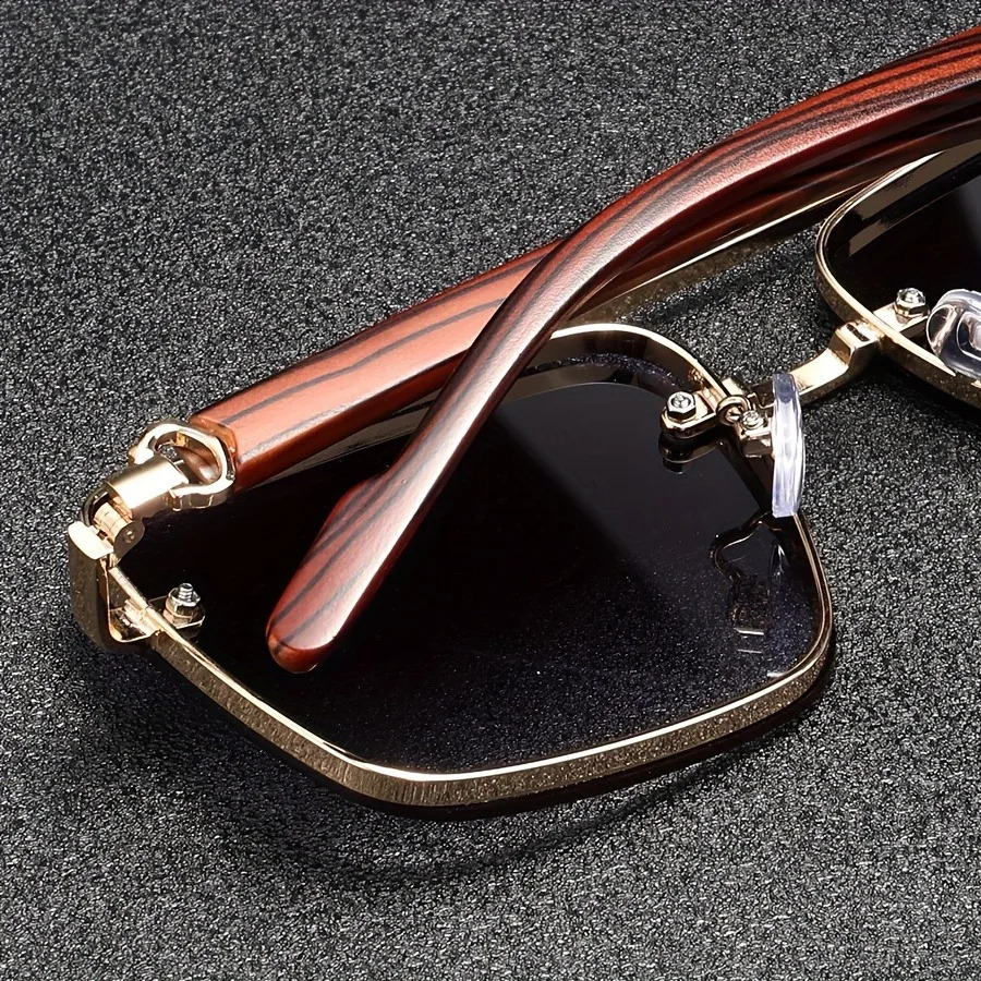 y Square Sunglasses For Men Wooden Vintage ner Fashion Glasses Women Vacation Men 250707